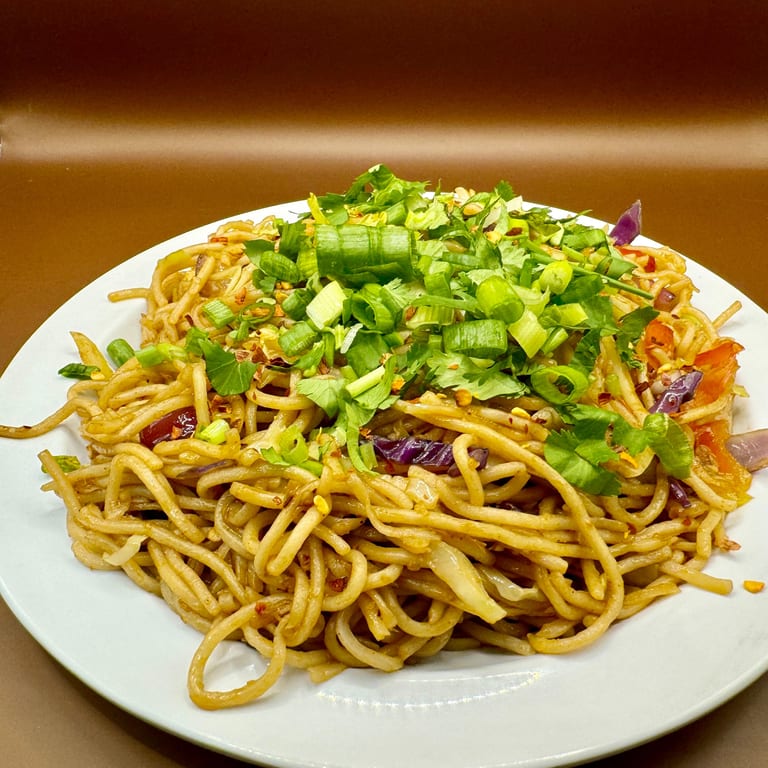 Delicious Garlic Noodles Await